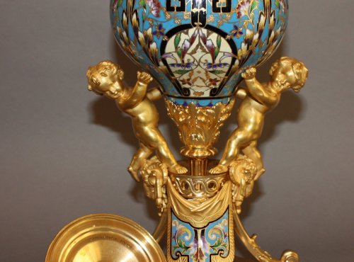 Objet de décoration Cassolettes, coupe et vase - Brûle-parfum signé Alphonse Giroux