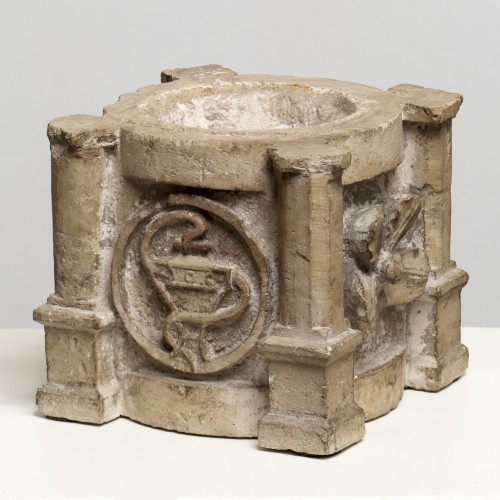 Mortier en marbre, Italie 14e siècle - Cavagnis Lacerenza