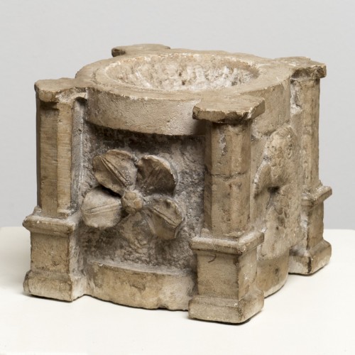 XIe au XVe siècle - Mortier en marbre, Italie 14e siècle