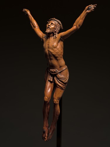 Christ vivant en buis,  Allemagne fin XVIIe  début XVIIIe siècle - Sculpture Style 