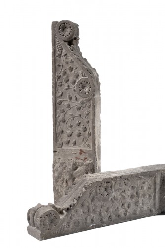 Paire de supports architecturaux italiens Pietra Serena, Toscane, vers 1600