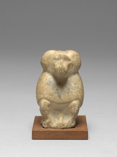 Avant JC au Xe siècle - Figure d'albâtre de thoth, Égypte, fin de la dynastie, 664-332 av.