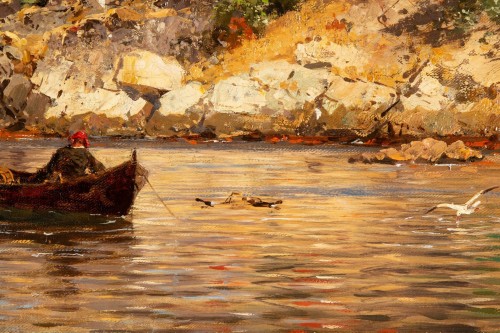 Antiquités - L'été dans les fjords, Georg Anton Rasmussen, 1842 - 1912