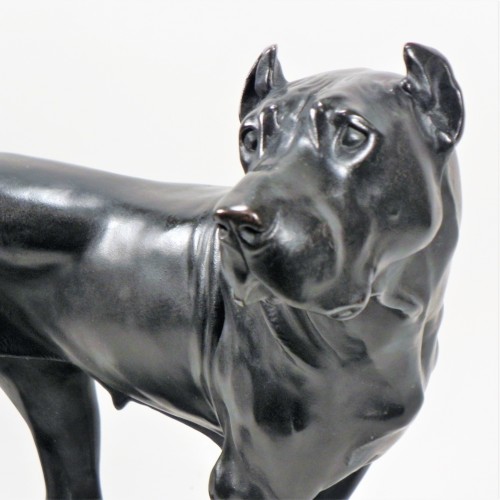 Sculpture Sculpture en Bronze - Dogue danois - Gustav Reißmann (1887-1954)