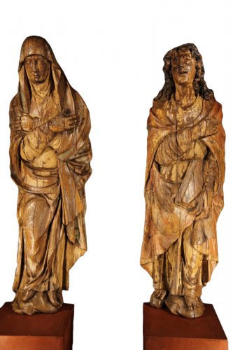 Vierge et St Jean, Europe du Nord circa 1500
