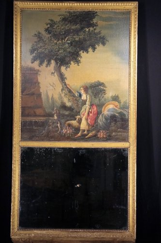 Trumeau Louis XVI, fin du XVIIIe - Chatelan Antiquités