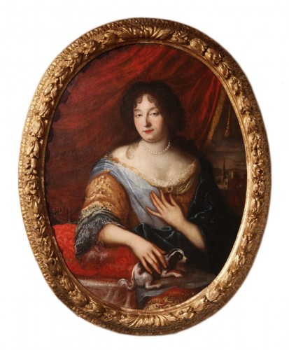 Portrait en buste d’une dame de qualité - École provençale fin du XVIIe siècle