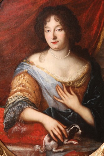 Portrait en buste d’une dame de qualité - École provençale fin du XVIIe siècle - Tableaux et dessins Style 