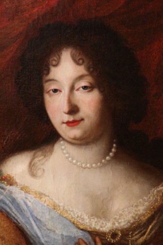 Tableaux et dessins Tableaux XVIIe siècle - Portrait en buste d’une dame de qualité - École provençale fin du XVIIe siècle