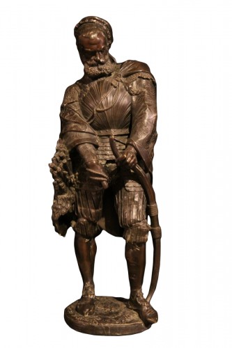Archer en costume de la Renaissance - Guillaume DENIERE (1815-1903)