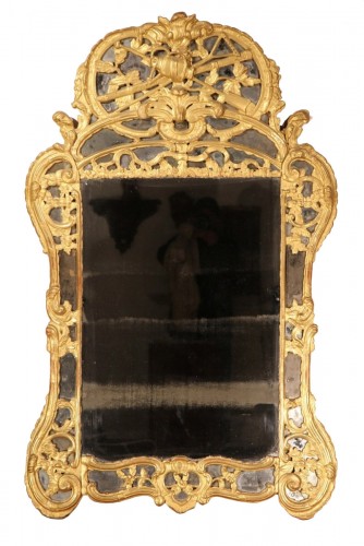 Miroir à parcloses dit de Beaucaire, Provence XVIIIe siècle