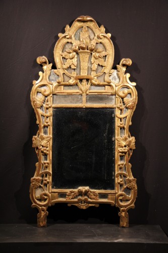 XVIIIe siècle - Miroir à parcloses dit de Beaucaire, Provence XVIIIe siècle