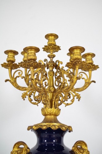 XIXe siècle - Paire de candélabres Napoléon III