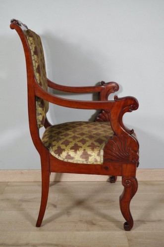 XIXe siècle - Fauteuils et chaises estampillés Veuve Grange et Bétout