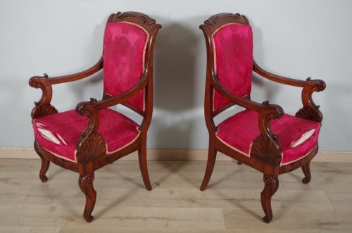 Fauteuils et chaises estampillés Veuve Grange et Bétout - Louis-Philippe