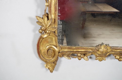 Antiquités - Miroir provençal du XVIIIe siècle