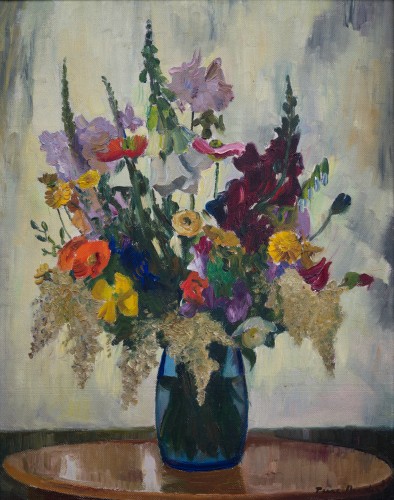 Ture Ander (1881-1959)  - Bouquet de fleurs, 1936 - ClassicArtworks Stockholm