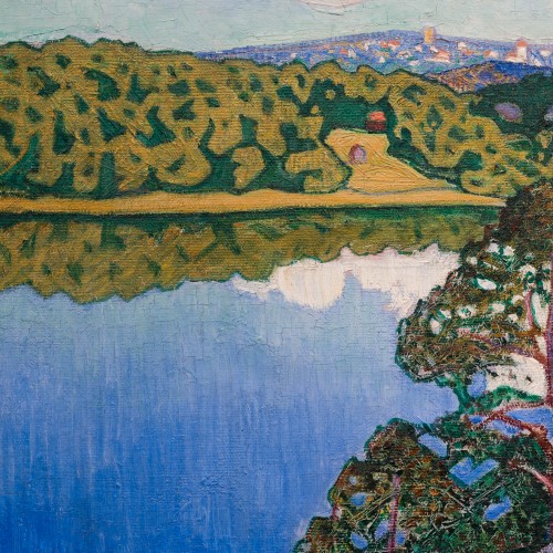 Gabriel Strandberg (1885-1966)  - Paysage de l'Ouest de Norrland, 1911 - ClassicArtworks Stockholm