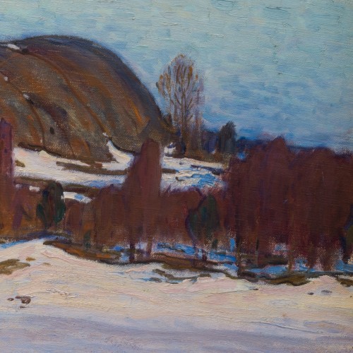 XXe siècle - Rikard Lindström (1882-1943) - Paysage d'hiver