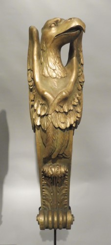 Antiquités - Sculptures en bois doré XIXe siècle