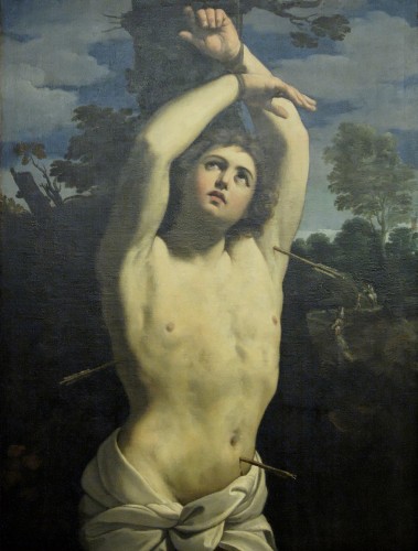 Saint Sebastien d’après Guido Reni - Rome XVIIe siècle - Dei Bardi Art