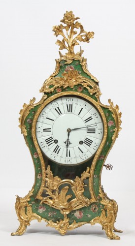 Cartel Louis XV en vernis Martin - Horlogerie Style 