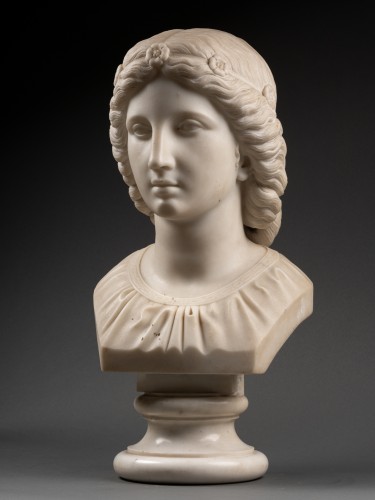 Buste féminin néoclassique - Desmet Galerie