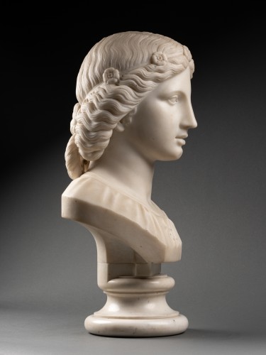 Antiquités - Buste féminin néoclassique