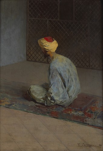 Arabe en prière - Ettore Cercone (1850-1896)