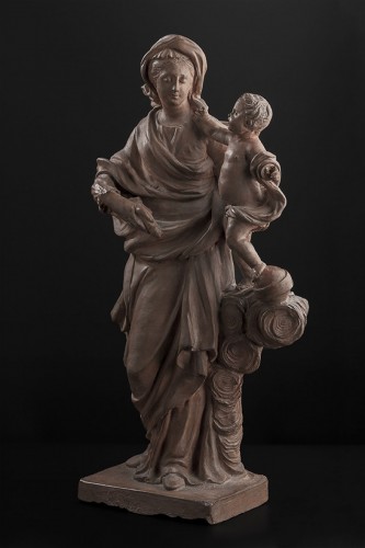 XVIIIe siècle - Vierge à l'Enfant