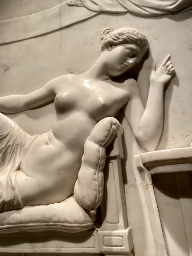 XIXe siècle - Vénus et Cupidon par Patric Park, Rome 1833