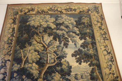 XVIIe siècle - Tapisserie en laine d'Aubusson de la fin du XVIIe siècle