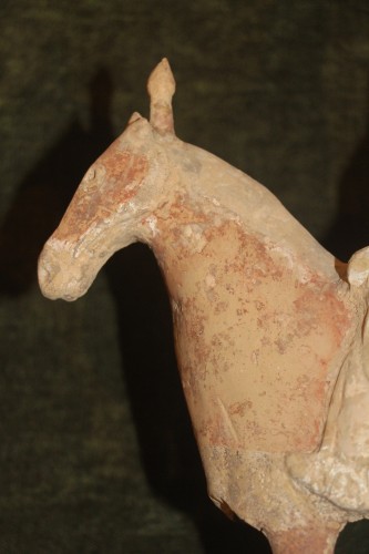 Antiquités - Cavalier en terre cuite de la dynastie Tang, Chine 618-907 avant J.-C