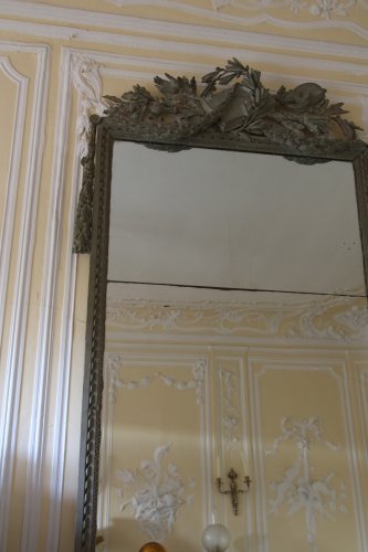 Miroir à deux vues, époque Louis XVI - Miroirs, Trumeaux Style Louis XVI