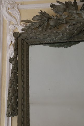 Miroirs, Trumeaux  - Miroir à deux vues, époque Louis XVI