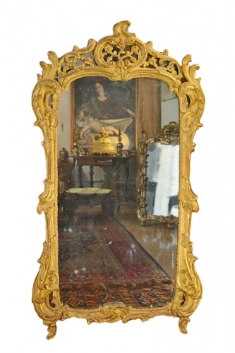 Miroir en bois doré, Provence XVIIIe siècle