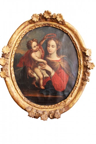 Vierge à l'enfant - École provençale du XVIIe