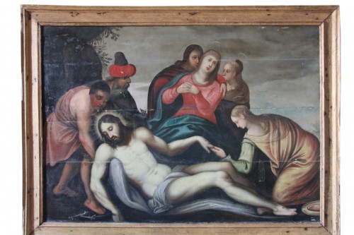 La Déposition du Christ, école italienne du XVIe siècle