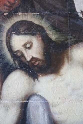 Antiquités - La Déposition du Christ, école italienne du XVIe siècle