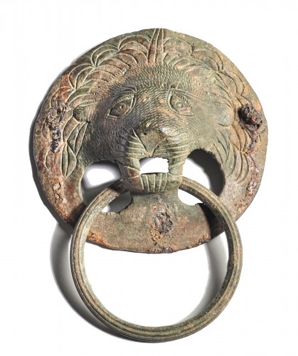 Tête de lion romain en bronze, 2e-3e siècle après  J.?-?C.