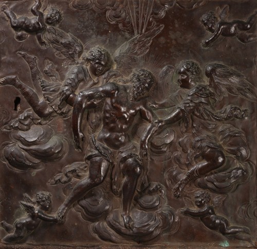 XVIIe siècle - Relief figurant l’Ascension du Christ