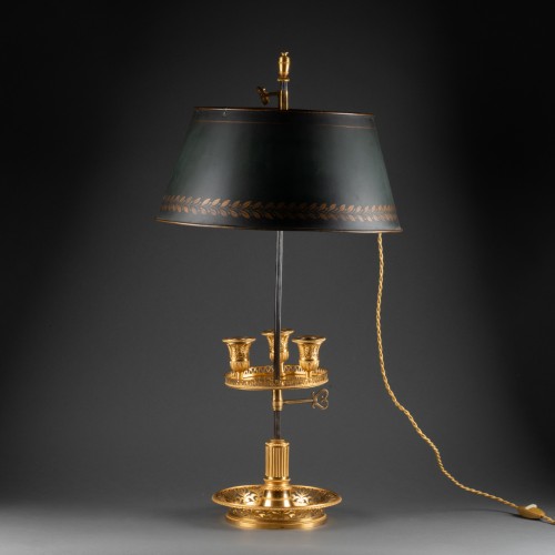Lampe bouillotte époque Empire début du XIXe siècle - Luminaires Style Empire