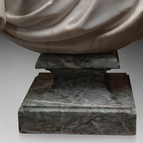 Louis XIV - Buste en marbre fin XVIIe début XVIIIe siècle