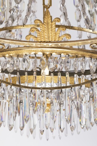 Luminaires Lustre - Grand lustre 12 lumières Néoclassique