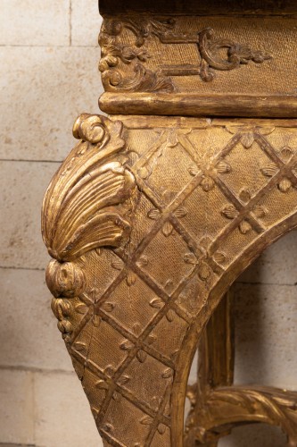 Table console époque Régence XVIIIe siècle - Laurent Chalvignac