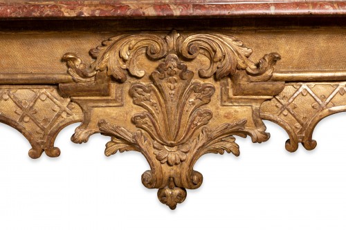 XVIIIe siècle - Table console époque Régence XVIIIe siècle