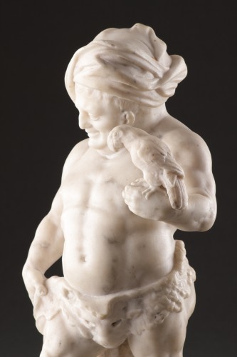  - Paire de nains sculptés napolitains, Italie XVIIIe siècle