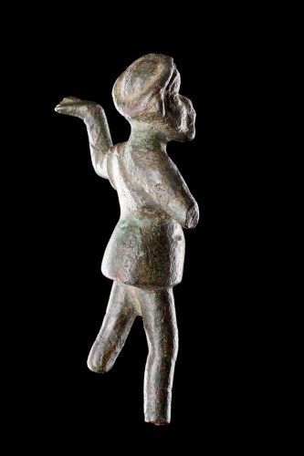 Statuette en bronze, avec figure masculine à grand phallus, Grèce 1ere moitié du IVe siècle avant  J.-C. - Finch and Co