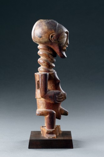Antiquités - Figurine de pouvoir masculine Songye