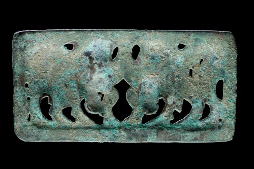 Plaque de ceinture en bronze, Chine 2e - 1er siècle avant  J.?-?C. - Arts d